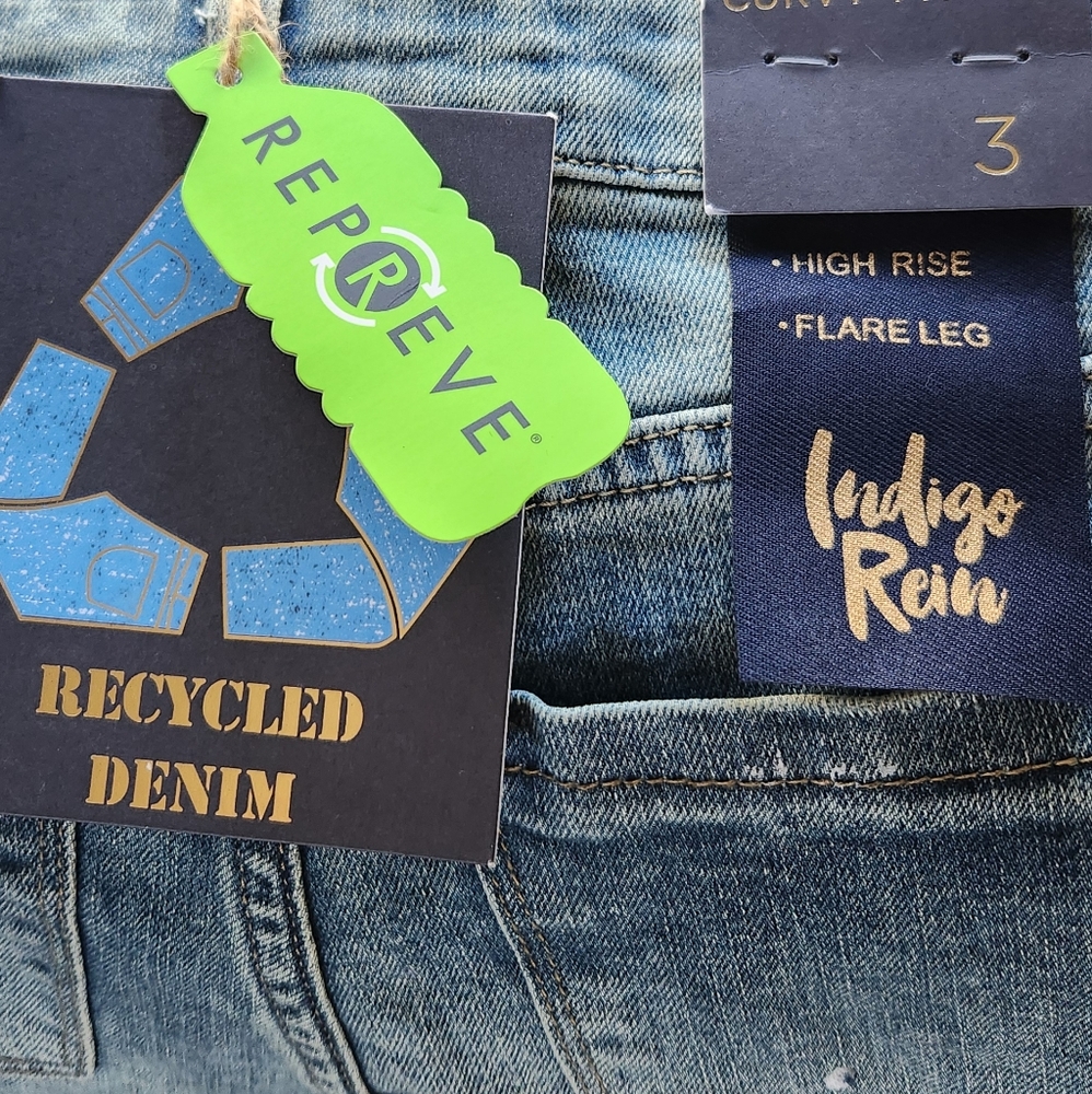 Indigo Rein Women's Flared Jeans